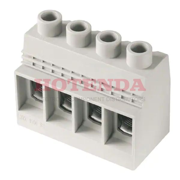 1047230000 - 0.591 15.00mm Gray Bulk Thermoplastic, Wemid Through Hole Horizontal with Board Screw - Clamping Yoke, Tension Sleeve 1 Levels 1-20 AWG Omnimate LXXX
