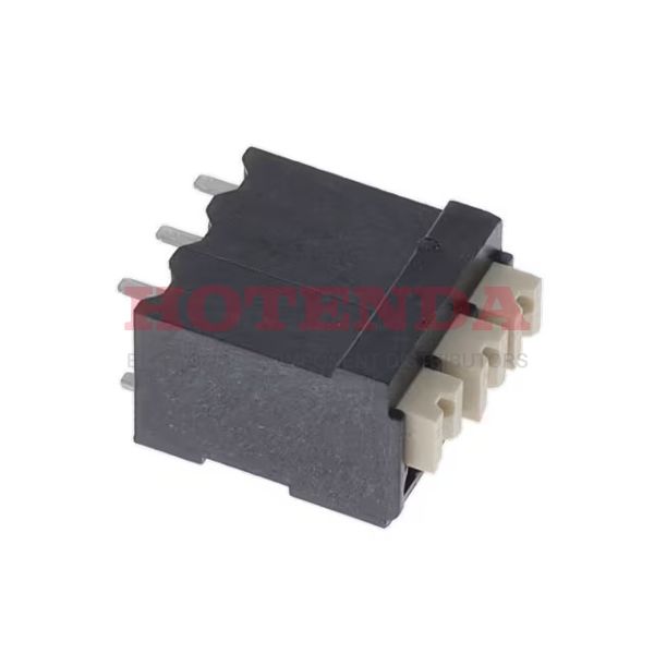 1870650000 - 0.138 3.50mm Black Tube Liquid Crystal Polymer (LCP), Glass Filled Through Hole Vertical with Board Screwless - Push Button Clamp 1 Levels 16-24 AWG Omnimate LSF-SMT