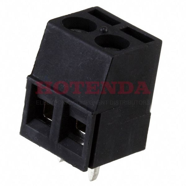 1868759 - 0.200 5.08mm Black Bulk Polyamide (PA), Nylon Through Hole Horizontal with Board Screw - Rising Cage Clamp 1 Levels 14-30 AWG COMBICON MKDS