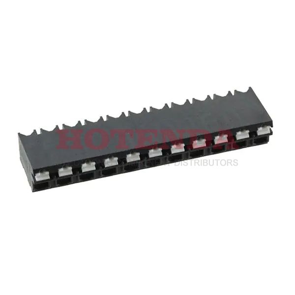 1823832 - 0.150 3.81mm Black Tape &amp; Reel (TR) Liquid Crystal Polymer (LCP) Through Hole Horizontal with Board Screwless - Leg Spring, Push-In Spring 1 Levels 16-24 AWG COMBICON SPT-THR