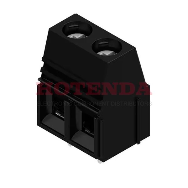 1934140000 - 0.400 10.16mm Black Bulk Thermoplastic, Wemid Through Hole Horizontal with Board Screw - Clamping Yoke, Tension Sleeve 1 Levels 6-26 AWG Omnimate Power LU