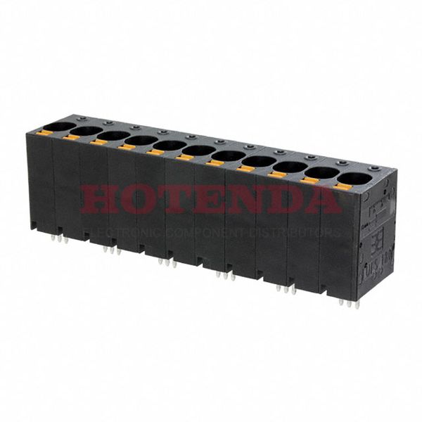 2492200000 - 0.394 10.00mm Black Bulk Thermoplastic, Wemid Through Hole Vertical with Board Screwless - Leg Spring, Push-In Spring 1 Levels 4-18 AWG Omnimate LUFS