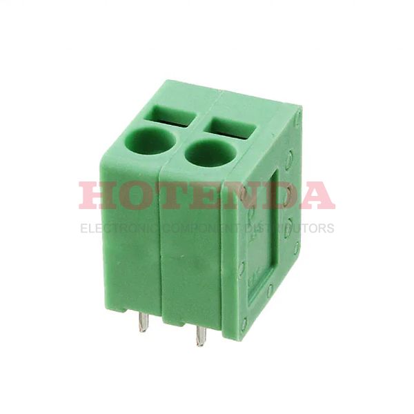 1991095 - 0.197 5.00mm Green Bulk Polyamide (PA), Nylon Through Hole Vertical with Board Screwless - Spring Cage, Tension Clamp 1 Levels 12-24 AWG COMBICON SPT