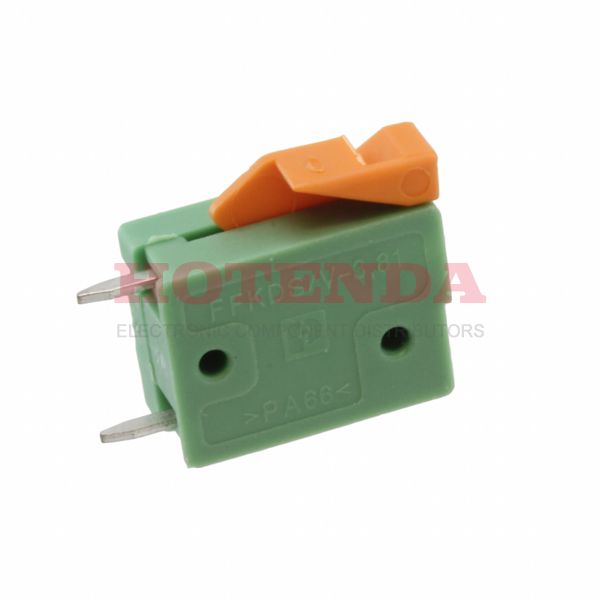 1789621 - 3.81mm Green Bulk Polyamide (PA), Nylon Through Hole Vertical with Board Screwless - Spring Cage, Tension Clamp 16-26 AWG COMBICON FFKDSA