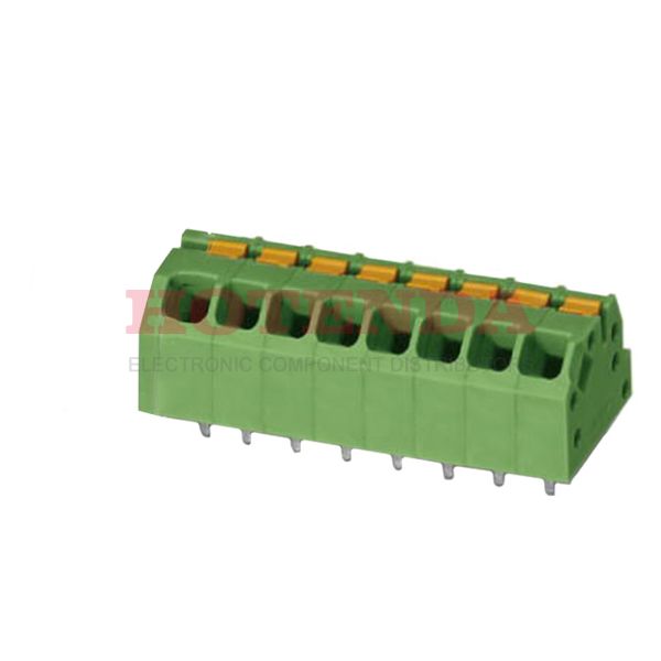 1861991 - 0.138 3.50mm Green Bulk Polyamide (PA), Nylon Through Hole 45° (135°) Angle with Board Screwless - Leg Spring, Push-In Spring 1 Levels 16-24 AWG COMBICON SPTAF IL