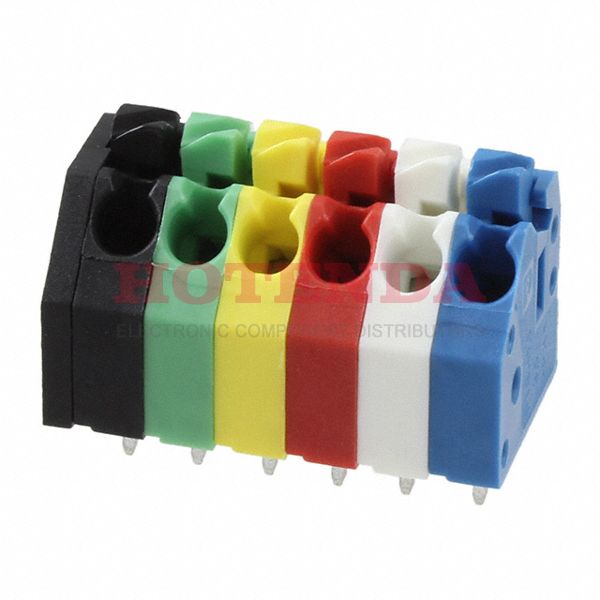 1713075 - 0.138 3.50mm Multiple Bulk Through Hole 45° (135°) Angle with Board Screwless - Spring Cage, Tension Clamp 1 Levels COMBICON PTSA