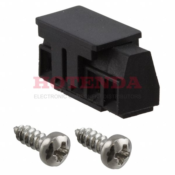 1727243 - 0.150 3.81mm Black Tube Polyamide (PA), Nylon, Glass Filled Surface Mount Horizontal with Board Screw - Rising Cage Clamp 1 Levels 16-30 AWG COMBICON MKDS