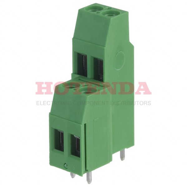 ED750/2 - 0.197 5.00mm Green Bulk Polyamide (PA), Nylon Through Hole Horizontal with Board Screw - Rising Cage Clamp 12-30 AWG ED750
