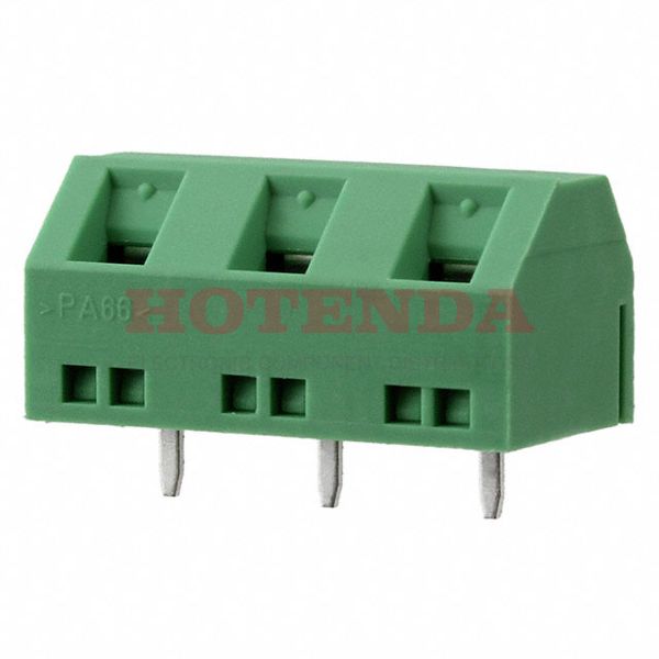1718618 - 0.300 7.62mm Green Bulk Polyamide (PA), Nylon Through Hole 55° (125°) Angle with Board Screw - Rising Cage Clamp 1 Levels 14-30 AWG COMBICON GSMKDSN