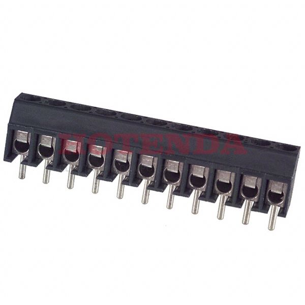 ED555/11DS - 0.138 3.50mm Gray Bulk Polyamide (PA), Nylon Through Hole Horizontal with Board Screw - Leaf Spring, Wire Guard 1 Levels 16-28 AWG ED555/DS