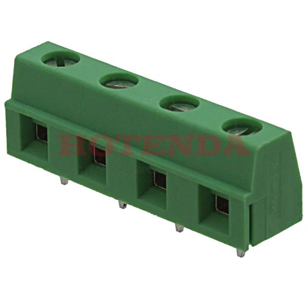 1707043 - 0.300 7.62mm Green Bulk Polyamide (PA), Nylon Through Hole Horizontal with Board Screw - Rising Cage Clamp 1 Levels 14-30 AWG COMBICON GMKDSN