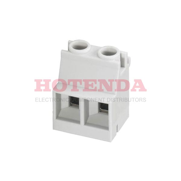 2915261 - 0.197 5.00mm Gray Bulk Polyamide (PA), Nylon Through Hole Horizontal with Board Screw - Rising Cage Clamp 1 Levels 12-30 AWG COMBICON MKDSO