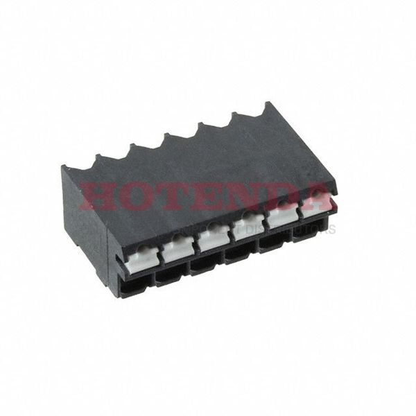 1823670 - 0.138 3.50mm Black Tape &amp; Reel (TR) Liquid Crystal Polymer (LCP) Through Hole Horizontal with Board Screwless - Leg Spring, Push-In Spring 1 Levels 16-24 AWG COMBICON SPT-THR