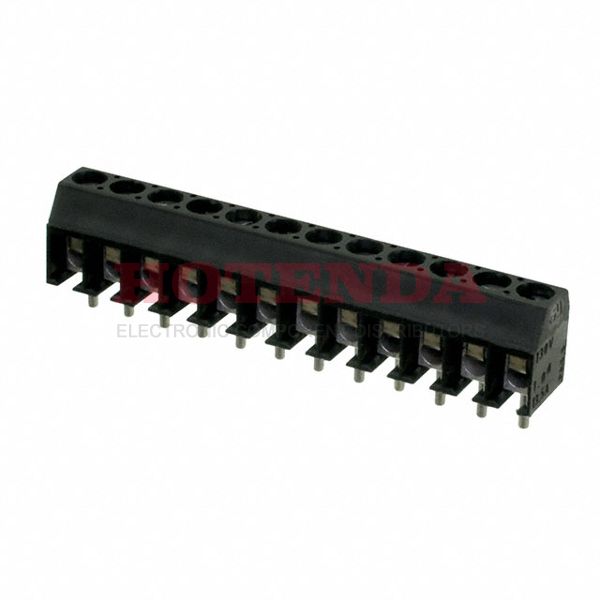 29.012 - 0.138 3.50mm Gray Bulk Polyamide (PA66), Nylon 6/6 Through Hole Horizontal with Board Screw 1 Levels 16-28 AWG