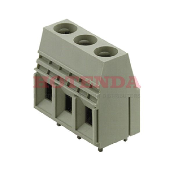 1648300000 - 0.400 10.16mm Gray Bulk Polyamide (PA), Nylon Through Hole Horizontal with Board Screw - Clamping Yoke, Tension Sleeve 1 Levels 6-26 AWG LU