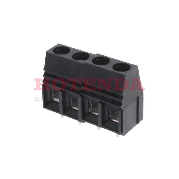 1226220000 - 0.400 10.16mm Black Bulk Thermoplastic, Wemid Through Hole Horizontal with Board Screw - Clamping Yoke, Tension Sleeve 1 Levels 6-26 AWG Omnimate Power LU