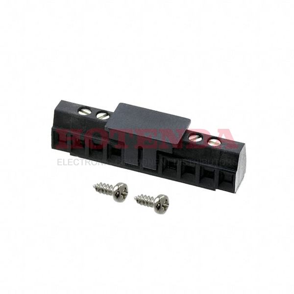 1727175 - 0.150 3.81mm Black Tube Polyamide (PA), Nylon, Glass Filled Surface Mount Horizontal with Board Screw - Rising Cage Clamp 1 Levels 16-30 AWG COMBICON MKDS