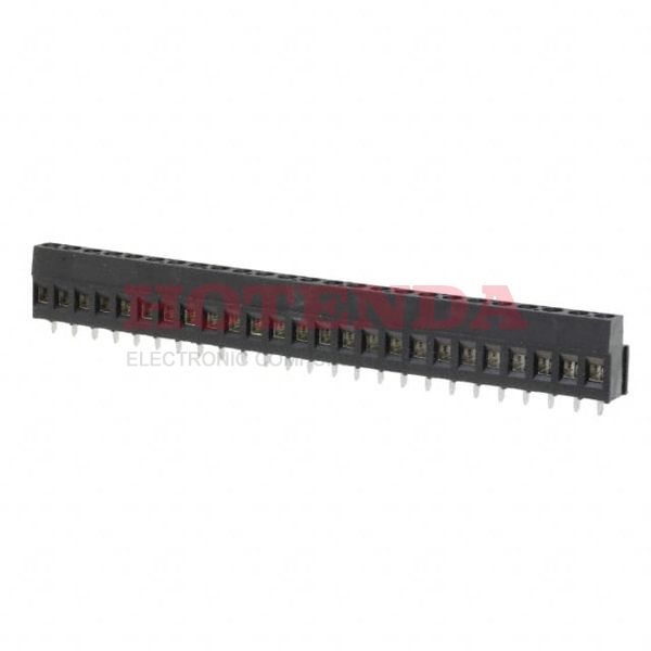2-796949-5 - 0.200 5.08mm Black Bulk Polyamide (PA66), Nylon 6/6 Through Hole Horizontal with Board Screw - Rising Cage Clamp 1 Levels 12-30 AWG Buchanan