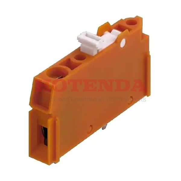 1755230000 - 508mm Orange Bulk Polyamide (PA), Nylon Through Hole Horizontal with Board Screw - Clamping Yoke, Tension Sleeve 12-26 AWG Omnimate LP