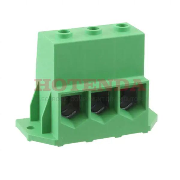 1841872 - 0.787 20.00mm Green Bulk Polyamide (PA), Nylon Through Hole Horizontal with Board Screw 1 Levels 3/0-6 AWG COMBICON MKDSP