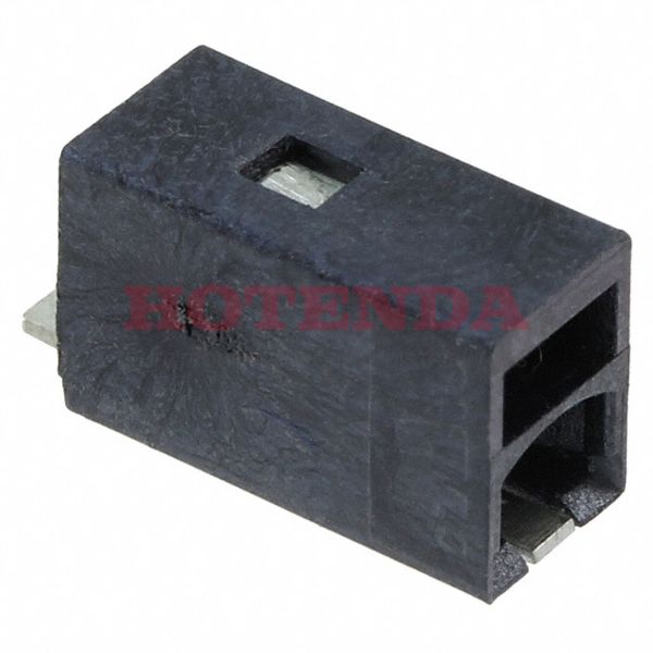NQ0121000000G - Black Cut Tape (CT) Liquid Crystal Polymer (LCP) Surface Mount Horizontal with Board Screwless - Leg Spring, Push-In Spring 1 Levels 18-22 AWG NQ