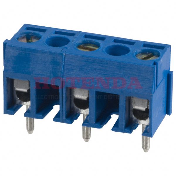 OSTTE031161 - 0.276 7.00mm Bulk Polyamide (PA), Nylon Through Hole Horizontal with Board Screw 1 Levels 16-26 AWG OSTTE