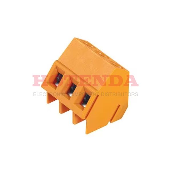 9994700000 - 0.200 5.08mm Orange Bulk Thermoplastic, Wemid Through Hole 45° (135°) Angle with Board Screw - Clamping Yoke, Tension Sleeve 1 Levels 14-24 AWG Omnimate LM