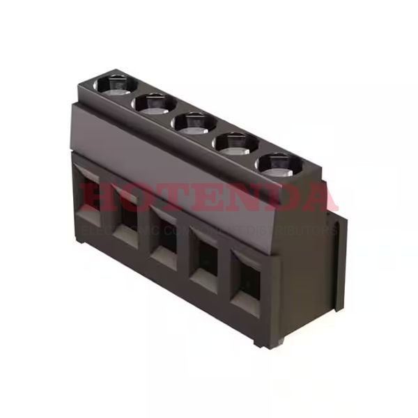 14020316404000 - 0.197 5.00mm Black Bulk Polyamide (PA), Nylon Through Hole Horizontal with Board Screw 1 Levels 12-30 AWG har-flexicon®