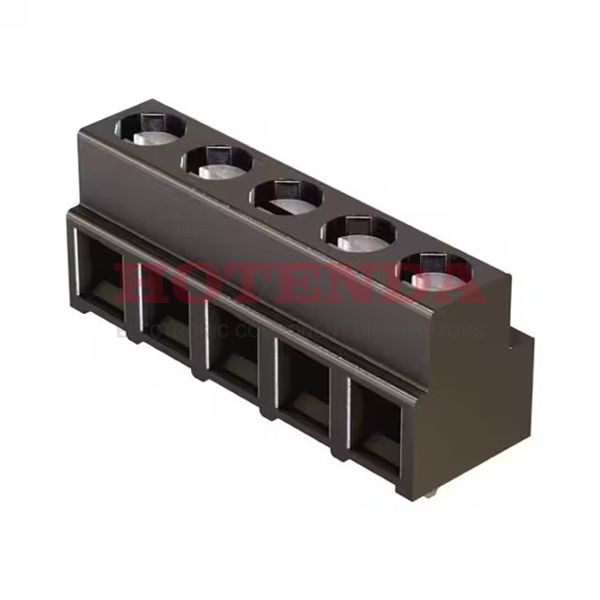 14020616402000 - 0.197 5.00mm Black Bulk Polyamide (PA), Nylon Through Hole Horizontal with Board Screw 1 Levels 16-30 AWG har-flexicon®
