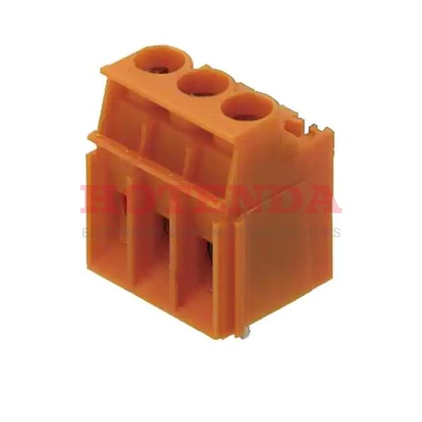 1594530000 - 0.197 5.00mm Orange Bulk Polyamide (PA66), Nylon 6/6 Through Hole Horizontal with Board Screw - Clamping Yoke, Tension Sleeve 1 Levels 12-26 AWG Omnimate LP