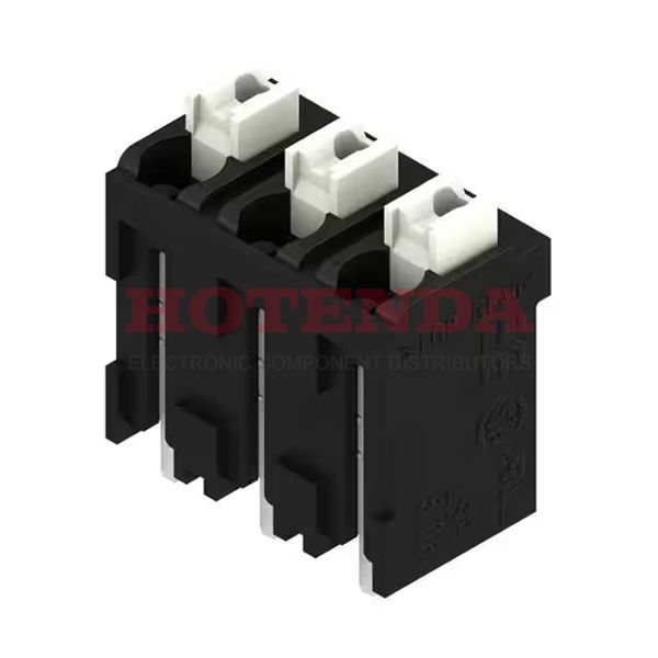 1870220000 - 0.200 5.08mm Black Tube Liquid Crystal Polymer (LCP), Glass Filled Through Hole Vertical with Board Screwless - Push Button Clamp 1 Levels 16-24 AWG Omnimate LSF-SMT