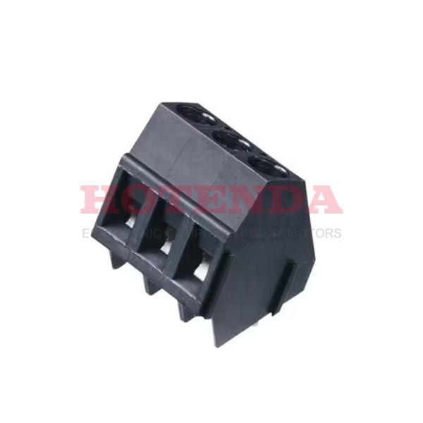 9993570000 - 0.197 5.00mm Black Bulk Thermoplastic, Wemid Through Hole 45° (135°) Angle with Board Screw - Clamping Yoke, Tension Sleeve 1 Levels 14-24 AWG Omnimate LM