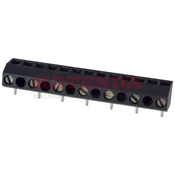 ED650/7DS - 0.276 7.00mm Gray Bulk Polyamide (PA), Nylon Through Hole Vertical with Board Screw 1 Levels 16-28 AWG ED650/DS