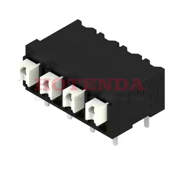 1876310000 - 0.200 5.08mm Black Tape &amp; Reel (TR) Liquid Crystal Polymer (LCP), Glass Filled Through Hole Horizontal with Board Screwless - Push Button Clamp 1 Levels 16-24 AWG Omnimate LSF-SMT
