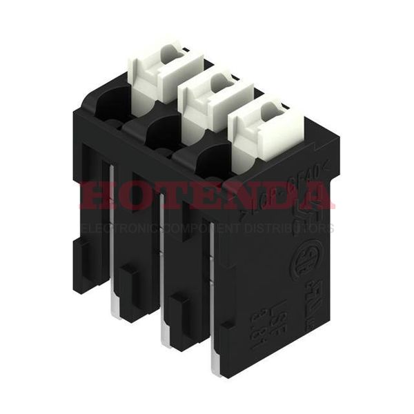 1875330000 - 0.150 3.81mm Black Tape &amp; Reel (TR) Liquid Crystal Polymer (LCP), Glass Filled Through Hole Vertical with Board Screwless - Push Button Clamp 1 Levels 16-24 AWG Omnimate LSF-SMT