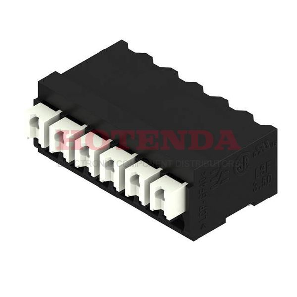 1874810000 - 0.138 3.50mm Black Tape &amp; Reel (TR) Liquid Crystal Polymer (LCP), Glass Filled Through Hole Horizontal with Board Screwless - Push Button Clamp 1 Levels 16-24 AWG Omnimate LSF-SMT