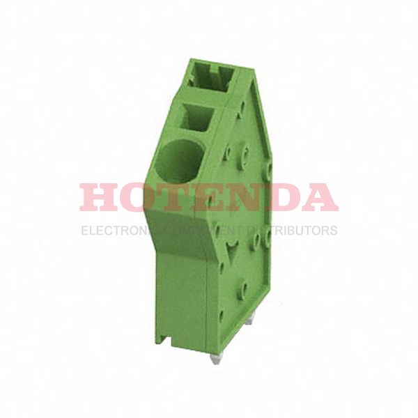 1819079 - Green Bulk Polyamide (PA), Nylon Through Hole 30° (150°) Angle with Board Screwless - Spring Cage, Tension Clamp 8-24 AWG COMBICON SPTA
