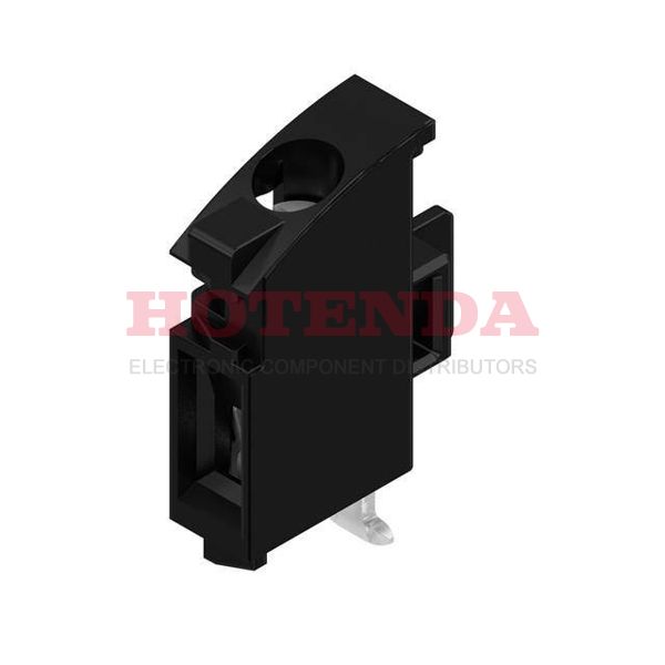2418580000 - Black Tape &amp; Reel (TR) Liquid Crystal Polymer (LCP) Horizontal with Board Screw - Clamping Yoke, Tension Sleeve 1 Levels 14-26 AWG CH20M