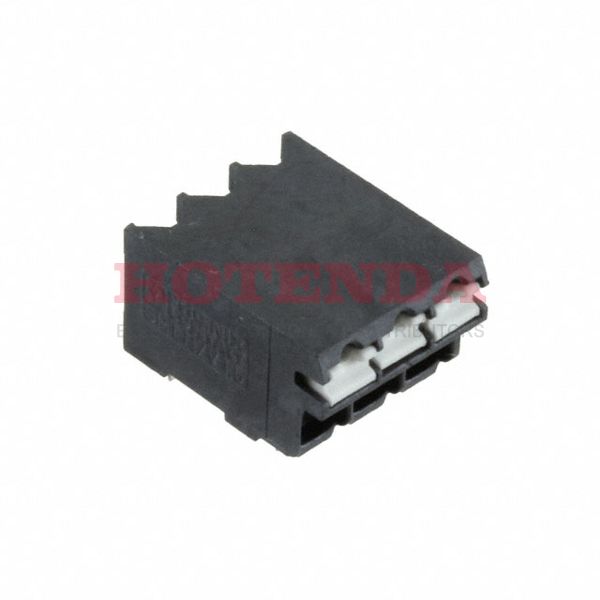 1823751 - 0.150 3.81mm Black Tape &amp; Reel (TR) Liquid Crystal Polymer (LCP) Through Hole Horizontal with Board Screwless - Leg Spring, Push-In Spring 1 Levels 16-24 AWG COMBICON SPT-THR