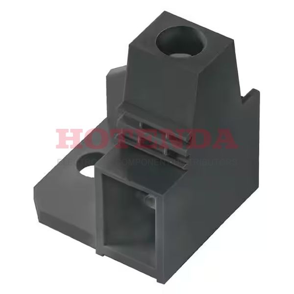 1226590000 - Black Bulk Thermoplastic, Wemid Through Hole Horizontal with Board Screw - Clamping Yoke, Tension Sleeve 1 Levels 4-16 AWG Omnimate LX