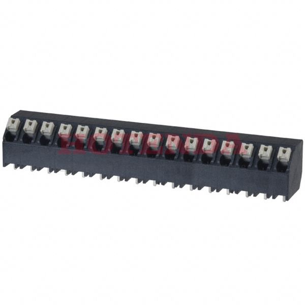 1884720000 - 0.197 5.00mm Black Tube Liquid Crystal Polymer (LCP), Glass Filled Through Hole 45° (135°) Angle with Board Screwless - Push Button Clamp 1 Levels 16-24 AWG Omnimate LSF-SMT
