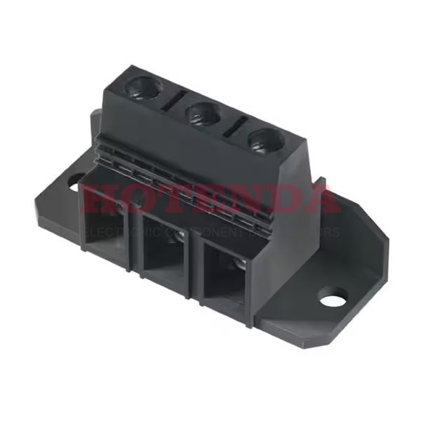 1226560000 - 0.591 15.00mm Black Bulk Thermoplastic, Wemid Through Hole Horizontal with Board Screw - Clamping Yoke, Tension Sleeve 1 Levels 4-16 AWG Omnimate LX