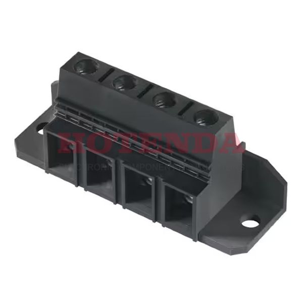 1226540000 - 0.591 15.00mm Black Bulk Thermoplastic, Wemid Through Hole Horizontal with Board Screw - Clamping Yoke, Tension Sleeve 1 Levels 4-16 AWG Omnimate LX