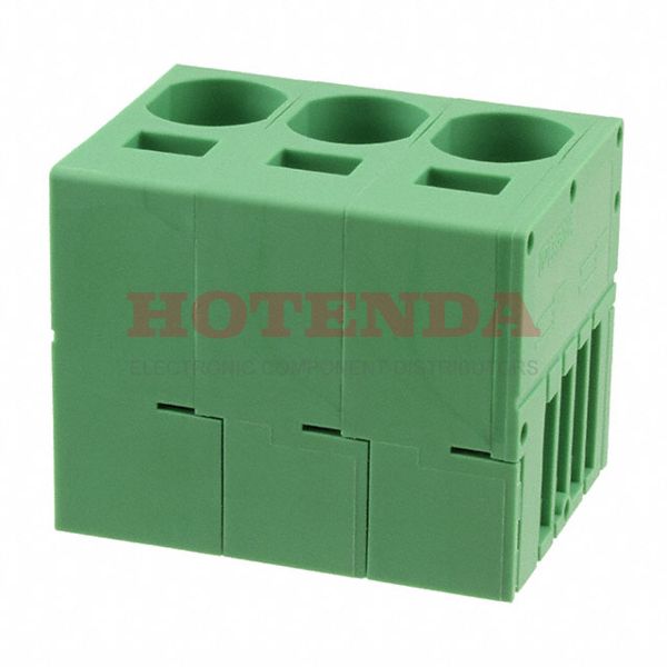1845357 - 0.591 15.00mm Green Bulk Polyamide (PA), Nylon Through Hole Vertical with Board Screwless - Spring Cage, Tension Clamp 1 Levels 2-14 AWG COMBICON SPT