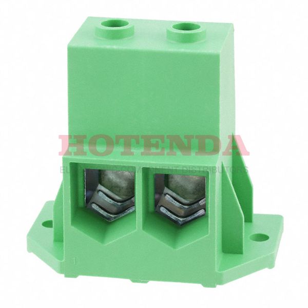 1841869 - 0.787 20.00mm Green Bulk Polyamide (PA), Nylon Through Hole Horizontal with Board Screw 1 Levels 3/0-6 AWG COMBICON MKDSP