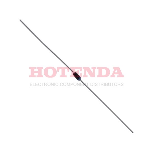 1N5257B - 58Ohms ±5% 33V 100nA @ 25V -65°C~200°C 500mW DO-204AH, DO-35, Axial