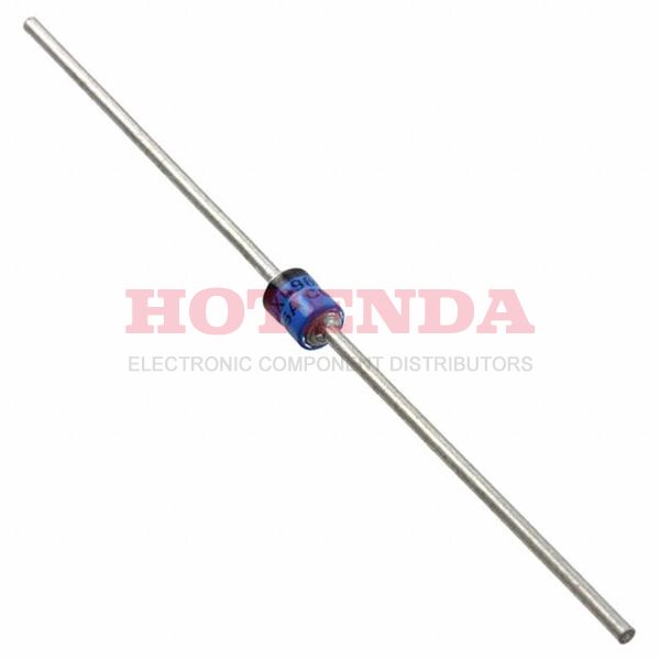 JAN1N4963C - ZENER DIODE 3.5Ohm ±2% 5μA @ 12.2V -65°C~175°C 2 Terminations E, Axial