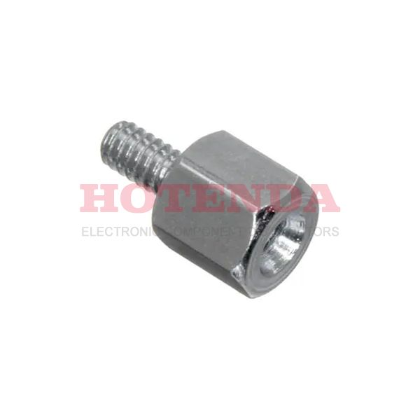 4500-256-S-12 - STANDOFF,3/16 HEX MALE/FEMALE 2-56 THREAD,STEEL ZINC PLATE,.187 LENGTH