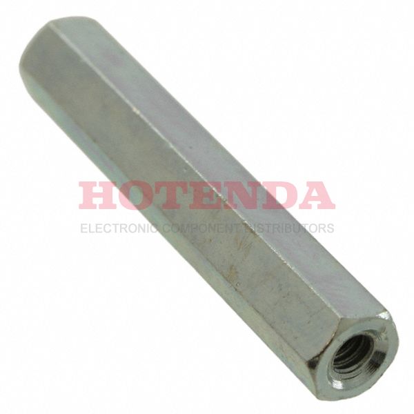 1637 - HEX STANDOFF #6-32 BRASS 1-1/2"