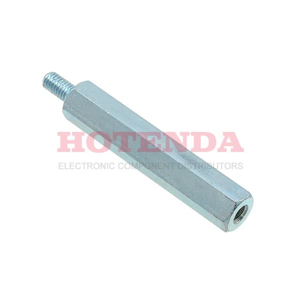 4648-1032-S-12 - HEX STANDOFF #10-32 STEEL 2"